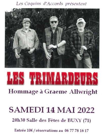 Concert LES TRIMARDEURS - Hommage à Graeme Allwright