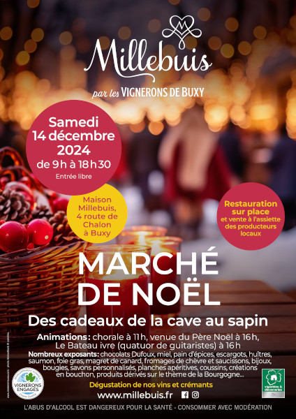 🍇 MARCHÉ DE NOËL Cave des Vignerons de Buxy ✨