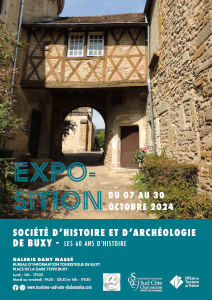 Exposition "Les 60 ans d'Histoire" de la Société d'Histoire et d'Archéologie de Buxy