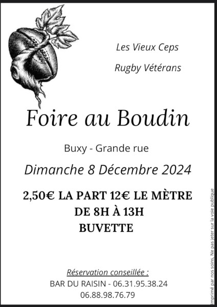 FOIRE AU BOUDIN