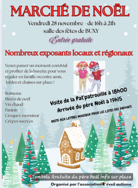 MARCHÉ DE NOËL - assocation R'éveil autisme