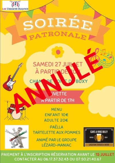 Soirée Patronale