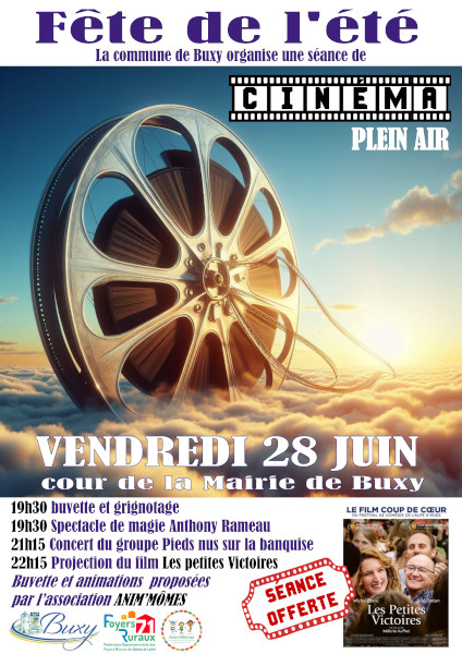 FÊTE DE L'ÉTÉ Cinéma en plein air et animations