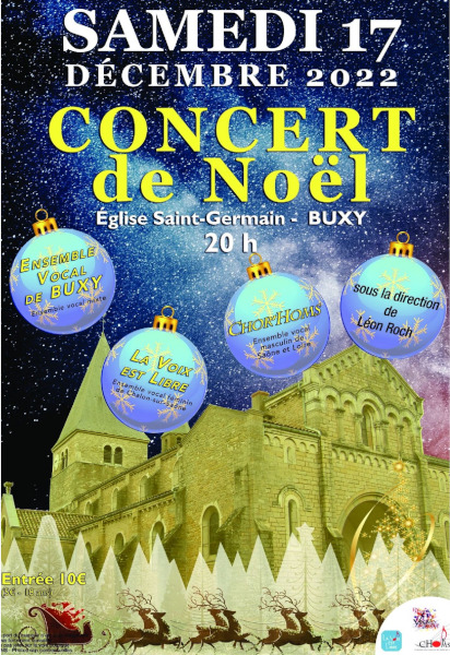 Ensemble Vocal de Buxy - Concert de Noël