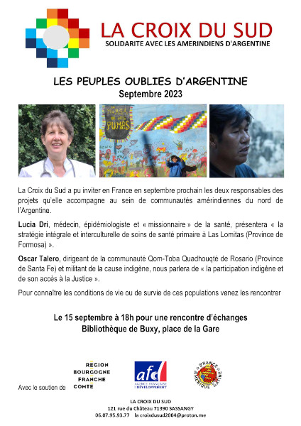 Bibliothèque - Conférence "Les peuples oubliés d'Argentine"