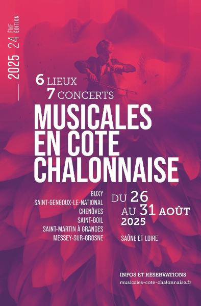 Musicales en Côte Chalonnaise 24ème édition